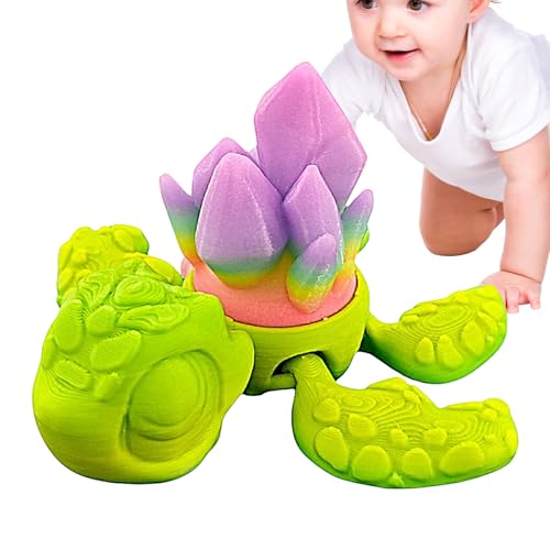 Nankoyal Schildkröten Deko Für Zuhause | 3D-Gedruckte Schildkröte Mit Beweglichen Gelenken - Bewegliches Fidget Spielzeug Tierfiguren Für Erwachsene Männer Frauen Geburtstag Büro Deko Partys Nankoyal Schildkröten Deko Für Zuhause | 3D-Gedruckte Schildkröte Mit Beweglichen Gelenken - Bewegliches Fidget Spielzeug Tierfiguren Für Erwachsene Männer Frauen Geburtstag Büro Deko Partys von Nankoyal