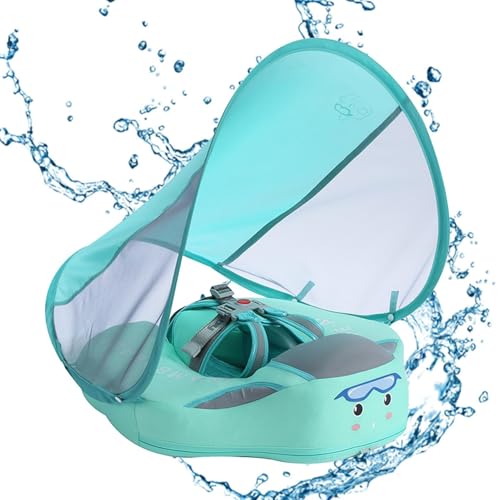 Nankoyal Schwimmsichere Baby-Schwimmhilfe Mit Sonnendach, Aufblasbare Baby-Schwimmhilfe Mit LSF 50+, Sonnendach Und Bodenstütze, Verstellbarer Sicherheitssitz Für Neugeborene Und Kleinkinder Nankoyal Schwimmsichere Baby-Schwimmhilfe Mit Sonnendach, Aufblasbare Baby-Schwimmhilfe Mit LSF 50+, Sonnendach Und Bodenstütze, Verstellbarer Sicherheitssitz Für Neugeborene Und Kleinkinder von Nankoyal