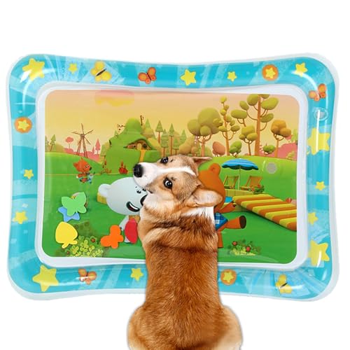 Nankoyal Sensorische Wassermatte, Bauchwassermatte | Tragbare Wassermatte für Bauchspielzeug - Bauch-Wasser-Spielmatte, verdickte Wasser-Sensormatte, Krabbelpads für Babys, und Mädchen Nankoyal Sensorische Wassermatte, Bauchwassermatte | Tragbare Wassermatte für Bauchspielzeug - Bauch-Wasser-Spielmatte, verdickte Wasser-Sensormatte, Krabbelpads für Babys, und Mädchen von Nankoyal