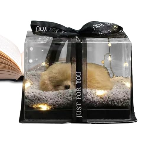 Nankoyal Stofftier Puppen, Quietschender Stoffhund Als Tischdeko, Interaktives Deko-Modell Für Wohnzimmer Schlafzimmer Schreibtisch Heimdekoration Nankoyal Stofftier Puppen, Quietschender Stoffhund Als Tischdeko, Interaktives Deko-Modell Für Wohnzimmer Schlafzimmer Schreibtisch Heimdekoration von Nankoyal