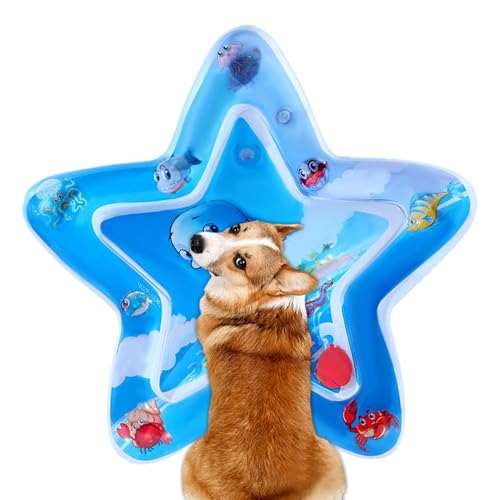 Nankoyal Wasserspielmatte, Bauchmatte - Tragbare Wassermatte für Bauchspielzeug - Bauch-Wasser-Spielmatte, verdickte Wasser-Sensormatte, Krabbelpads für Babys, und Mädchen Nankoyal Wasserspielmatte, Bauchmatte - Tragbare Wassermatte für Bauchspielzeug - Bauch-Wasser-Spielmatte, verdickte Wasser-Sensormatte, Krabbelpads für Babys, und Mädchen von Nankoyal
