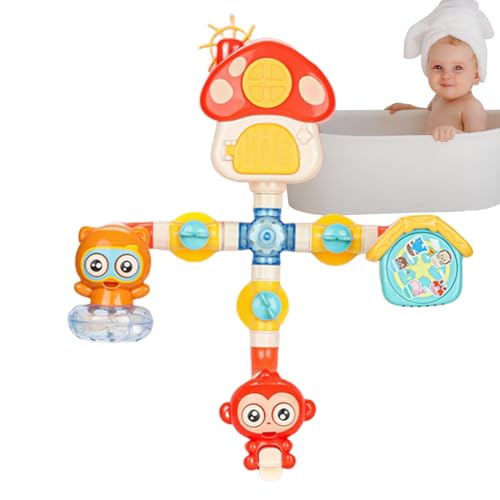 Nankoyal Wasserspray-Badespielzeug,Tier-Badewannenspielzeug - Wassersprühspielzeug für Badezimmerspaß,Badewannenspielzeug mit leistungsstarken Saugnäpfen für Pool, Badewanne, Dusche und Nankoyal Wasserspray-Badespielzeug,Tier-Badewannenspielzeug - Wassersprühspielzeug für Badezimmerspaß,Badewannenspielzeug mit leistungsstarken Saugnäpfen für Pool, Badewanne, Dusche und von Nankoyal