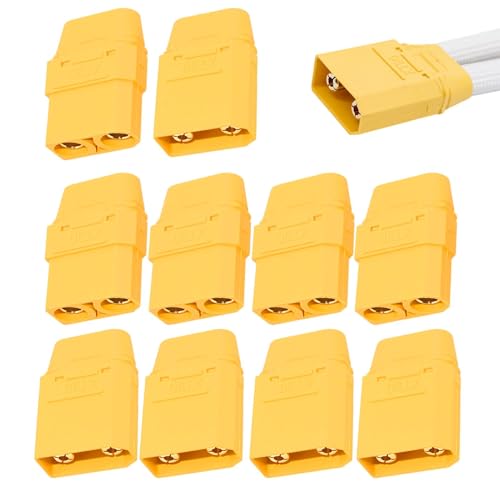 Nankoyal XT 90 -Anschlüsse, XT90 -Anschlüsse | 5 Paare XT90 Männliche weibliche Steckverbinder Plugs - Home Audio Accessoires, RC Electric Motors & Teile für Frauen, Männer, Erwachsene Nankoyal XT 90 -Anschlüsse, XT90 -Anschlüsse | 5 Paare XT90 Männliche weibliche Steckverbinder Plugs - Home Audio Accessoires, RC Electric Motors & Teile für Frauen, Männer, Erwachsene von Nankoyal