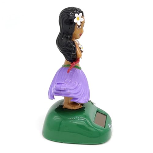 Nanmiyan Armaturenbrett-Bommel | Niedlicher Wackelkopf für das Armaturenbrett im Auto - Lustiges Armaturenbrett-, Hawaii Solar Dancing Girl für Auto-Armaturenbrett-Zuhause, Hawaii-Geschenke von Nanmiyan