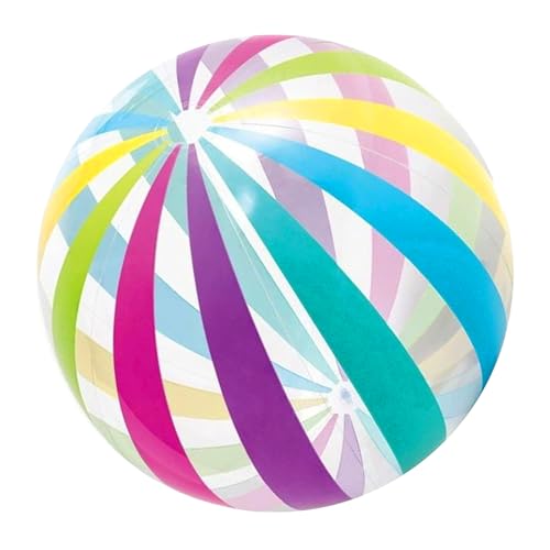Aufblasbarer Strandball – Aufblasbares Outdoor-Spielzeug, robust, tragbar, 40 cm, für Sand, Pool, Party, Training, Schule, Hof, Sportpark von Naqqios