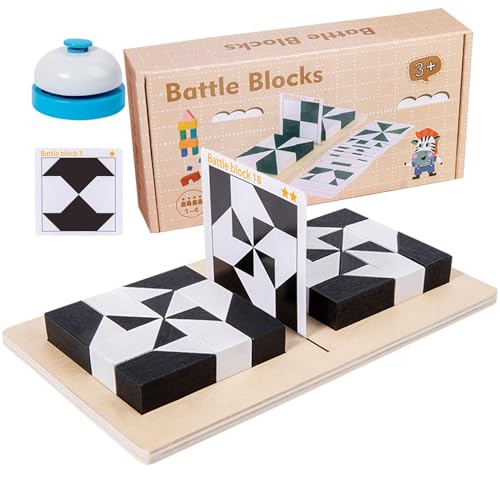 Bausteine Spielzeug – Bunte Puzzle-Blöcke | kognitive Fähigkeiten entwickeln | Familienkonstruktionsspaß, verbessertes Design, Holzpuzzle für kompetente Entwicklung Bausteine Spielzeug – Bunte Puzzle-Blöcke | kognitive Fähigkeiten entwickeln | Familienkonstruktionsspaß, verbessertes Design, Holzpuzzle für kompetente Entwicklung von Naqqios