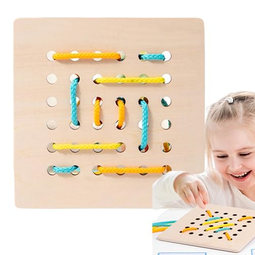 Einfädelspielzeug aus Holz – Einfädelspielzeug aus Holz, Lernpuzzle mit Gewinde, aus Holz | Lernen der Feinmotorik, Geschenk zur frühen Entwicklung für Einfädelspielzeug aus Holz – Einfädelspielzeug aus Holz, Lernpuzzle mit Gewinde, aus Holz | Lernen der Feinmotorik, Geschenk zur frühen Entwicklung für von Naqqios