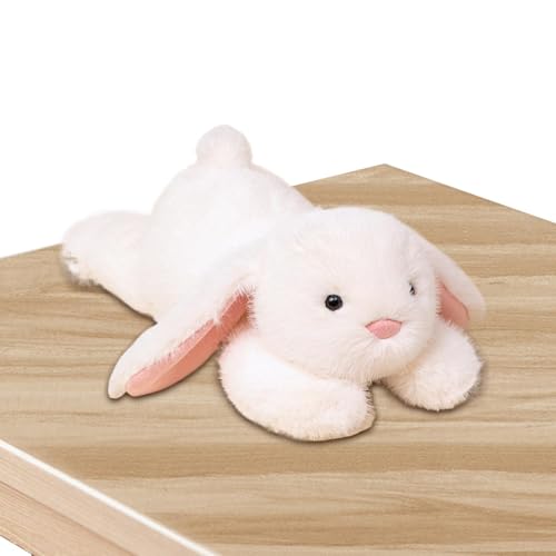 Flauschiges Kaninchen – Plüschtier Kaninchen, liegend, Kollektion Kuscheltiere | Hasenbanner aus Plüsch mit Diskettenohren, realistisches Lieblingsstück für Wohnzimmer Dekoration Flauschiges Kaninchen – Plüschtier Kaninchen, liegend, Kollektion Kuscheltiere | Hasenbanner aus Plüsch mit Diskettenohren, realistisches Lieblingsstück für Wohnzimmer Dekoration von Naqqios