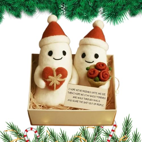 Ghost Plüsch - Sanfte Süße Emotionale Weihnachtsfreundschaft Ausgestopftes Spielzeug | Urlaubskollektible Puppe, Dekorative Kissenfigur, Gemütliches Geschenk -Accessoire -Nutzungsszenario: Perfekt Ghost Plüsch - Sanfte Süße Emotionale Weihnachtsfreundschaft Ausgestopftes Spielzeug | Urlaubskollektible Puppe, Dekorative Kissenfigur, Gemütliches Geschenk -Accessoire -Nutzungsszenario: Perfekt von Naqqios