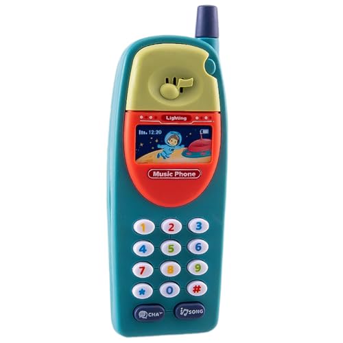 Handy-Spielzeug, Telefonspielzeug für – beruhigender Klang und Licht, Musik-Player auf dem Telefon, lustiges interaktives Telefon für das Erzählen, fördert die Entwicklung von LAN Handy-Spielzeug, Telefonspielzeug für – beruhigender Klang und Licht, Musik-Player auf dem Telefon, lustiges interaktives Telefon für das Erzählen, fördert die Entwicklung von LAN von Naqqios