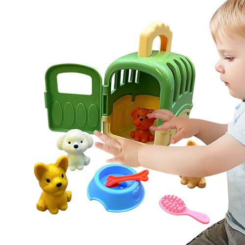 Hund Vor, Vor, Spielzeug Für Kinder - Toy Play Set Hundekäfigpflege | Täuschen Sie Sich Toy Für Interaktives Lernen, Tun Sie Das Spielzeugset, Das Veterinary Pet Care Play -Set Mit Käfig Und Werkzeuge Hund Vor, Vor, Spielzeug Für Kinder - Toy Play Set Hundekäfigpflege | Täuschen Sie Sich Toy Für Interaktives Lernen, Tun Sie Das Spielzeugset, Das Veterinary Pet Care Play -Set Mit Käfig Und Werkzeuge von Naqqios