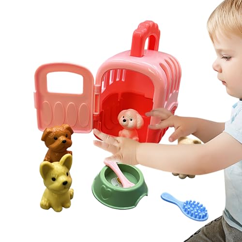 Hund Vor, Vor, Spielzeug Für Kinder - Toy Play Set Hundekäfigpflege | Täuschen Sie Sich Toy Für Interaktives Lernen, Tun Sie Das Spielzeugset, Das Veterinary Pet Care Play -Set Mit Käfig Und Werkzeuge Hund Vor, Vor, Spielzeug Für Kinder - Toy Play Set Hundekäfigpflege | Täuschen Sie Sich Toy Für Interaktives Lernen, Tun Sie Das Spielzeugset, Das Veterinary Pet Care Play -Set Mit Käfig Und Werkzeuge von Naqqios
