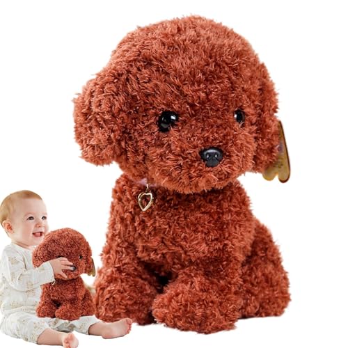 Hundespielzeug aus Plüsch – Hundespielzeug mit weichem lockigem Haar | Plüschspielzeug für Hunde, 9,84 Zoll, lustige Heimdekoration für Wohnzimmer, Schlafzimmer Hundespielzeug aus Plüsch – Hundespielzeug mit weichem lockigem Haar | Plüschspielzeug für Hunde, 9,84 Zoll, lustige Heimdekoration für Wohnzimmer, Schlafzimmer von Naqqios