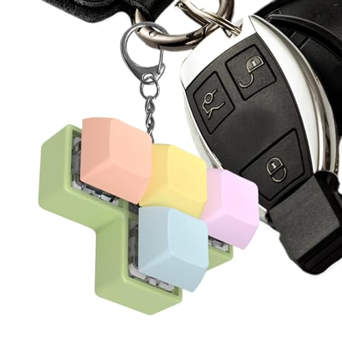 Keyboard Fidget Clicker – Spielzeug Clicker Tastatur, Spielzeug mit 4 Schlüsseln | Baumtester | Baumtester Spielzeug für entspannte Knöpfe, sensorisches Spielzeug, Schlüsselanhänger für Frauen, Männer Keyboard Fidget Clicker – Spielzeug Clicker Tastatur, Spielzeug mit 4 Schlüsseln | Baumtester | Baumtester Spielzeug für entspannte Knöpfe, sensorisches Spielzeug, Schlüsselanhänger für Frauen, Männer von Naqqios