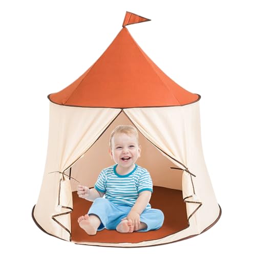 Kinderzelt Indoor - Kleinkind Campingschloss, Kinderzelten Playhouse | Kreatives Kinderzelt, Tragbares Gartenspielzelt, Indoor -Spielhaus Im Freien, Leichtes Kleinkindzelt Für Mädchen Kinderzelt Indoor - Kleinkind Campingschloss, Kinderzelten Playhouse | Kreatives Kinderzelt, Tragbares Gartenspielzelt, Indoor -Spielhaus Im Freien, Leichtes Kleinkindzelt Für Mädchen von Naqqios