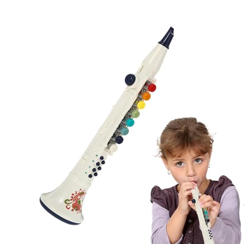 Klarinette Spielzeug – Lerninstrument, elektrische Klarinette | Musikspielzeug, Musikinstrumente mit einstellbarer Lautstärke für Kleinkinder, Mädchen Klarinette Spielzeug – Lerninstrument, elektrische Klarinette | Musikspielzeug, Musikinstrumente mit einstellbarer Lautstärke für Kleinkinder, Mädchen von Naqqios