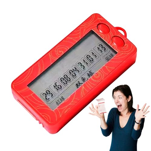 Kompaktnummern Assistent - Tragbarer Lotterie -Selektor, Zahlen Picker Machine | Fun Randomizer Tool Entertainment Fortune Lottery Number Generator Neuheit Picker Geräteauswahl Für Männer Frauen Erwac von Naqqios