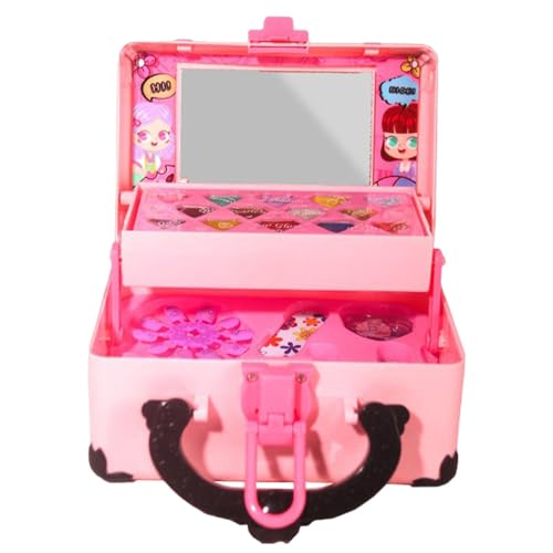 Make-up-Set für – Make-up-Set für authentische Kosmetika | Simulationsspiel für Mädchen, Make-up-Spielzeug für, Clo Schminktisch-Set Make-up-Set für – Make-up-Set für authentische Kosmetika | Simulationsspiel für Mädchen, Make-up-Spielzeug für, Clo Schminktisch-Set von Naqqios