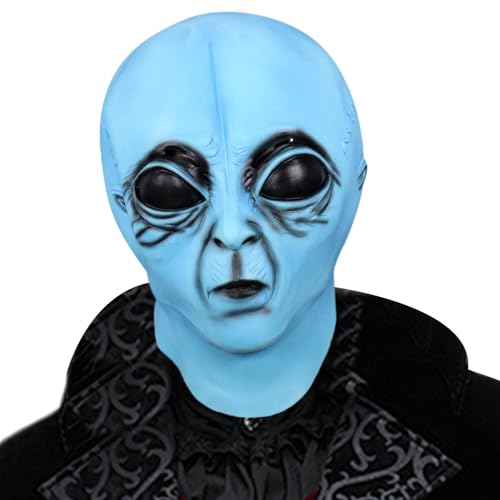 Naqqios Alien Kopfzubehör - Alien Cosplay Kostüm, Realistische Halloween Gesichtsbedeckung | Tragbare Gesichtsbedeckung für Festivals, vielseitiges Scherzzubehör für Karneval Naqqios Alien Kopfzubehör - Alien Cosplay Kostüm, Realistische Halloween Gesichtsbedeckung | Tragbare Gesichtsbedeckung für Festivals, vielseitiges Scherzzubehör für Karneval von Naqqios