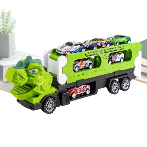 Naqqios Dinosaurier-Autotransporter – Dinosaurier-Spielzeugauto für Dinosaurier-Transportwagen mit faltbarer Rutsche | Dinosaurier-Autobahn | Spielzeug Naqqios Dinosaurier-Autotransporter – Dinosaurier-Spielzeugauto für Dinosaurier-Transportwagen mit faltbarer Rutsche | Dinosaurier-Autobahn | Spielzeug von Naqqios