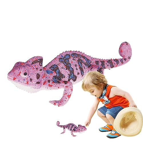 Eidechsen-Spielzeug, simuliertes Modellfigur mit , wiederverwendbar, wissenschaftliches Lernzubehör, Lehrzubehör für und Mädchen von Naqqios