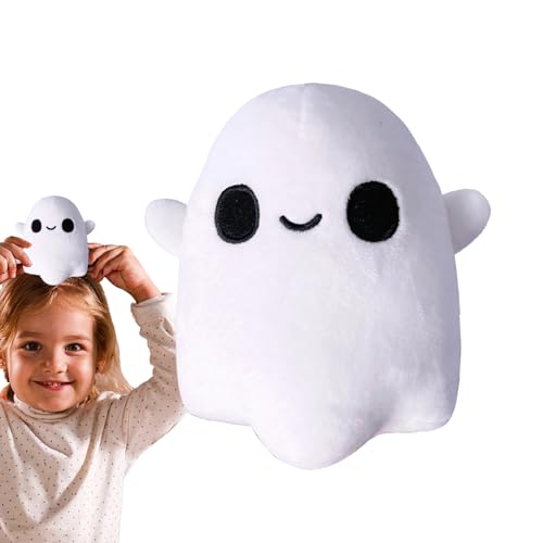Naqqios Geist aus Plüsch – Halloween-Plüschtiere Geist aus Plüsch | Halloween-Plüschtiere 10 cm, Geist aus Plüsch, weiß multifunktional Naqqios Geist aus Plüsch – Halloween-Plüschtiere Geist aus Plüsch | Halloween-Plüschtiere 10 cm, Geist aus Plüsch, weiß multifunktional von Naqqios
