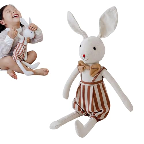 Naqqios Hase aus Plüsch – Kaninchen aus Plüsch, niedliches Kaninchen aus Plüsch | Realistisches beruhigendes Spielzeug für Kleinkinder, Fotografie-Zubehör für Babys, Kaninchen Naqqios Hase aus Plüsch – Kaninchen aus Plüsch, niedliches Kaninchen aus Plüsch | Realistisches beruhigendes Spielzeug für Kleinkinder, Fotografie-Zubehör für Babys, Kaninchen von Naqqios