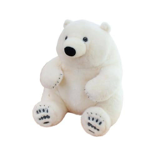 Eisbär aus Plüsch – Eisbär aus Plüsch, lustiges und niedliches Plüschtier | Sammlerpuppen, Heimdekoration, entspannendes Schlafspielzeug, Kissen Bär Eisbär aus Plüsch – Eisbär aus Plüsch, lustiges und niedliches Plüschtier | Sammlerpuppen, Heimdekoration, entspannendes Schlafspielzeug, Kissen Bär von Naqqios