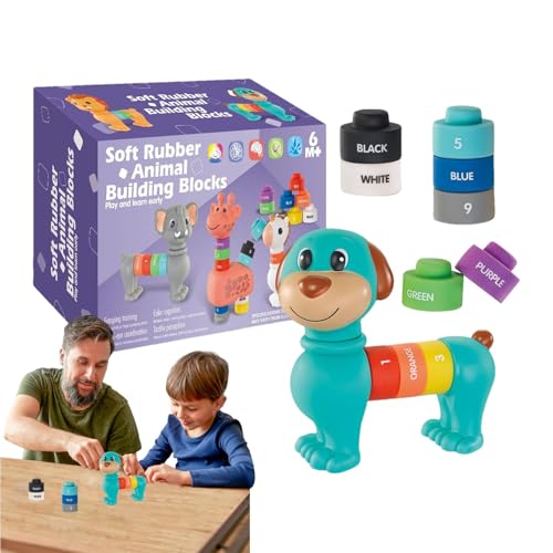 Naqqios Konstruktionsspielzeug verschiedene Tiere – Zahlenblöcke, Spielzeug zum Lernen der Zahlen | Zählspiel der Anzahl der Tiere Naqqios Konstruktionsspielzeug verschiedene Tiere – Zahlenblöcke, Spielzeug zum Lernen der Zahlen | Zählspiel der Anzahl der Tiere von Naqqios