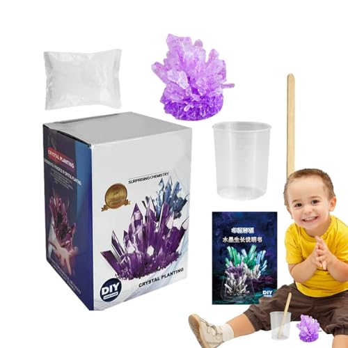 Naqqios Kristallkultur-Set, wissenschaftliches Kristallkultur-Set, Fertigungsset, STEM-Projekt-Spielzeug, Lernspielzeug, Lernspielzeug für Jungen und Mädchen Naqqios Kristallkultur-Set, wissenschaftliches Kristallkultur-Set, Fertigungsset, STEM-Projekt-Spielzeug, Lernspielzeug, Lernspielzeug für Jungen und Mädchen von Naqqios