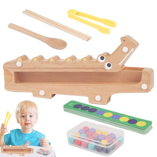 Naqqios Lustiges Matching-Spielzeug – niedliches Sortierpuzzle, Spiel in Tierfarbe | Krokodil-Sortierspiel, tragbar, niedliches Lernspielzeug Naqqios Lustiges Matching-Spielzeug – niedliches Sortierpuzzle, Spiel in Tierfarbe | Krokodil-Sortierspiel, tragbar, niedliches Lernspielzeug von Naqqios
