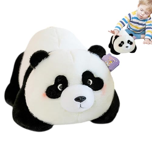 Naqqios Panda Plushie, Panda Plüschtier - Kreatives Panda Kissen, Plüschtier aus weichem Panda Plüschtier | Niedliches Panda Plüschtier für Naqqios Panda Plushie, Panda Plüschtier - Kreatives Panda Kissen, Plüschtier aus weichem Panda Plüschtier | Niedliches Panda Plüschtier für von Naqqios