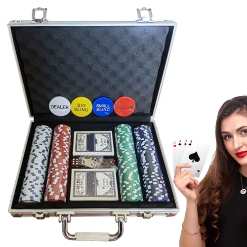 Naqqios Pokerchips Mit Konfessionen - 200 -teiliges Brettspiel -Poker -Chip Mit Tragetasche | Professionelle Poker-Chips Im -Stil Für Game Night Outdoor-Spiele, Tischspiele Und Reisespiel-Set Naqqios Pokerchips Mit Konfessionen - 200 -teiliges Brettspiel -Poker -Chip Mit Tragetasche | Professionelle Poker-Chips Im -Stil Für Game Night Outdoor-Spiele, Tischspiele Und Reisespiel-Set von Naqqios