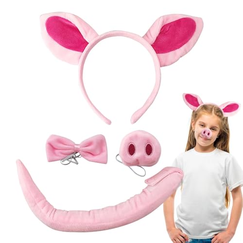 Naqqios Schweinekostüm | 4 Größen von uns der Bär Pock Kostüm – Bequemes Kostüm-Set aus weichem Plüsch für Party, Rollenspiel, Halloween Naqqios Schweinekostüm | 4 Größen von uns der Bär Pock Kostüm – Bequemes Kostüm-Set aus weichem Plüsch für Party, Rollenspiel, Halloween von Naqqios