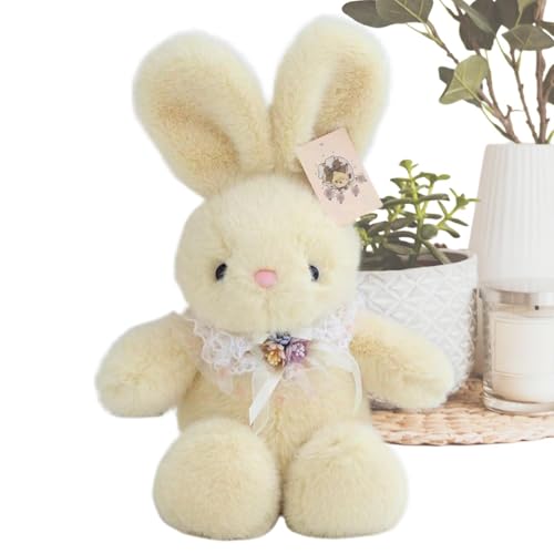 Tier-Plüschspielzeug – aus Plüsch, weiches Plüschspielzeug | Interessante Innendekoration, niedliche Bunny Puppe, für und Mädchen Tier-Plüschspielzeug – aus Plüsch, weiches Plüschspielzeug | Interessante Innendekoration, niedliche Bunny Puppe, für und Mädchen von Naqqios