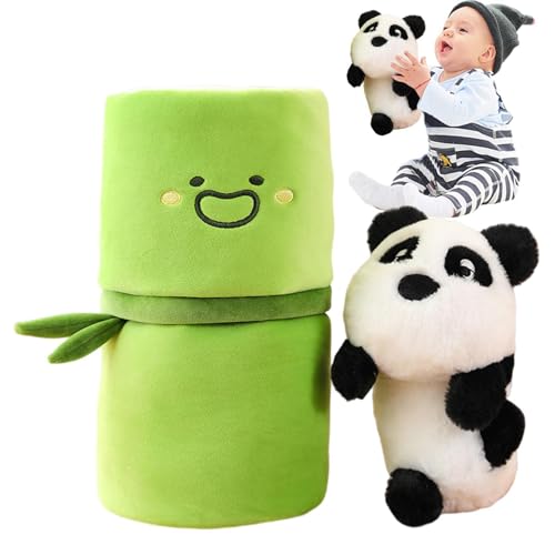 Panda mit Plüsch, Bambus, Panda, gefüllt mit Cartoon-Plüschtier, superweich, niedlich, bequem, exquisit, für Jungen, Mädchen, zum Schlafen Panda mit Plüsch, Bambus, Panda, gefüllt mit Cartoon-Plüschtier, superweich, niedlich, bequem, exquisit, für Jungen, Mädchen, zum Schlafen von Naqqios