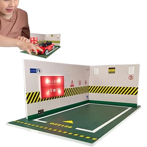Parkplatz-Szene Modell – Parkplatz-Garagen-Diorama, Spielzeug, maßstabsgetreues LED-Parkplatzmodell | Parkplatz Modell Auto Parkplatz-Szene Modell – Parkplatz-Garagen-Diorama, Spielzeug, maßstabsgetreues LED-Parkplatzmodell | Parkplatz Modell Auto von Naqqios