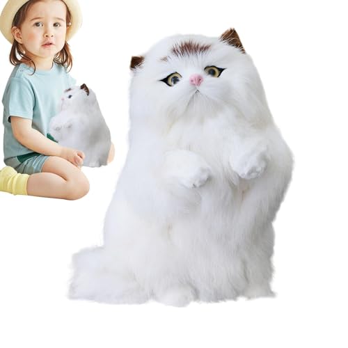 Plüschtiere – Katzenplüschtiere, weiches Tierspielzeug | Plüschtier aus Simuliertem Plüsch, weiches Katzenspielzeug 7,5 Zoll, Plüschtier, niedliches Schlafkissen für Plüschtiere – Katzenplüschtiere, weiches Tierspielzeug | Plüschtier aus Simuliertem Plüsch, weiches Katzenspielzeug 7,5 Zoll, Plüschtier, niedliches Schlafkissen für von Naqqios