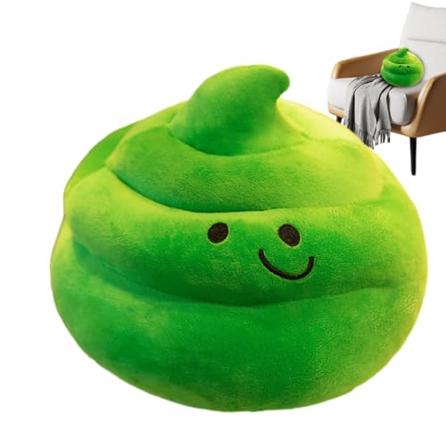 Poop-Plüschtier, Poop-Stofftier, Poop Face Gefüllter Plüsch, Neuartiges gefülltes Kotspielzeug, Spoof Poop Plüschtier, lustiges Kotkissen für Kinder, Auto-Heimdekoration von Naqqios