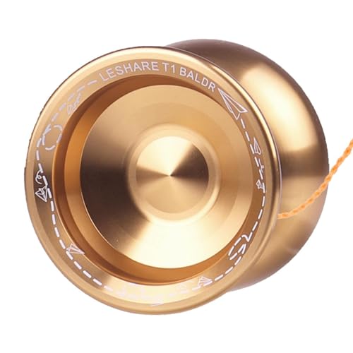 Professionelles Aluminium-Yo-Yo für – nostalgisches Metallspielzeug, buntes Yo-Yo | Wettbewerbsfähiger Anfänger aus zuverlässiger hochpräziser Legierung von Naqqios