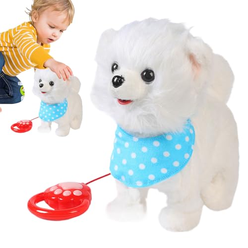 Realistisches Hund Spielzeug - Kleinkindhundspielzeug, Cartoon Hund Spielzeug | Plüschtierspielzeug, Wandelndes Welpenspielzeug, Weiche Sprechende Spielzeuge, Interaktiver Wohnkulturplüsch, Cartoon El Realistisches Hund Spielzeug - Kleinkindhundspielzeug, Cartoon Hund Spielzeug | Plüschtierspielzeug, Wandelndes Welpenspielzeug, Weiche Sprechende Spielzeuge, Interaktiver Wohnkulturplüsch, Cartoon El von Naqqios