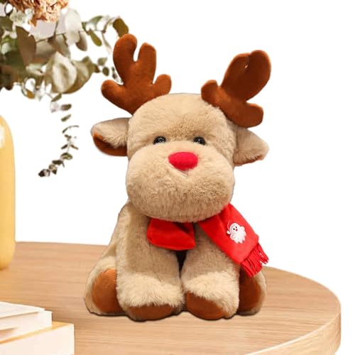 Rentier Plüsch Spielzeug - Weihnachten Party Dekoration, Plüschhirsch Rentier Spielzeug zum Kuscheln | Weihnachtselch, Weihnachtsfeier Dekor, Plüschhirsch für Jungen Mädchen Rentier Plüsch Spielzeug - Weihnachten Party Dekoration, Plüschhirsch Rentier Spielzeug zum Kuscheln | Weihnachtselch, Weihnachtsfeier Dekor, Plüschhirsch für Jungen Mädchen von Naqqios