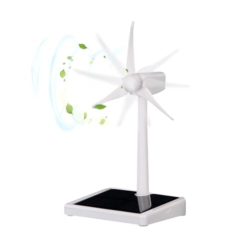 Solar 3D Windmill Model - Bildungslehrwerkzeug Für Bildungswissenschaften, DIY -Lernkit | Handwerksprojekt Für Erneuerbare Energien, Klassenzimmerverzierung Für Kinderwissenschaftsexperimente von Naqqios