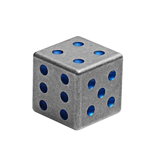 Spielwürfel aus Metall, kleine Würfel aus Titan – Spielen Schreibtisch-Spielzeug Würfel – kleine Würfel von 14 mm, graues sechsseitiges interaktives Spielzeug, Familienspielwürfel aus Titanlegierung Spielwürfel aus Metall, kleine Würfel aus Titan – Spielen Schreibtisch-Spielzeug Würfel – kleine Würfel von 14 mm, graues sechsseitiges interaktives Spielzeug, Familienspielwürfel aus Titanlegierung von Naqqios