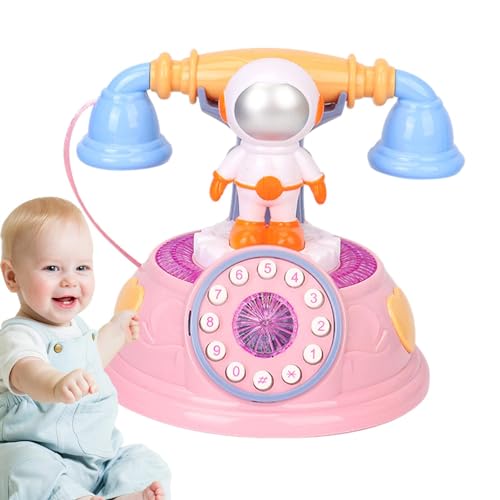 Spielzeug für Telefon, festgelegtes Telefonspielzeug, kabelgebunden, drehbar, Astronauten-Design – Retro-Spielzeug für Wohnzimmer, Haus, Schlafzimmer, Büro Spielzeug für Telefon, festgelegtes Telefonspielzeug, kabelgebunden, drehbar, Astronauten-Design – Retro-Spielzeug für Wohnzimmer, Haus, Schlafzimmer, Büro von Naqqios
