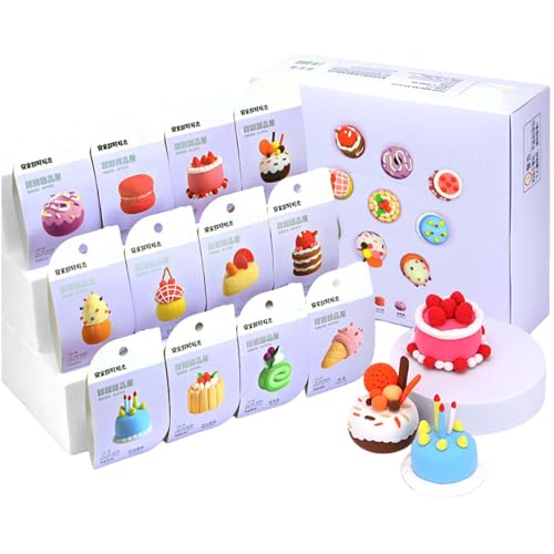 Ton-Set – Freies, luftgetrocknetes Ton-Set, Dinosaurier-Desserttier-Modellier-Set für | Kreatives Handwerk, weich, 12 Stile, Arg-Spachtel-Set Ton-Set – Freies, luftgetrocknetes Ton-Set, Dinosaurier-Desserttier-Modellier-Set für | Kreatives Handwerk, weich, 12 Stile, Arg-Spachtel-Set von Naqqios