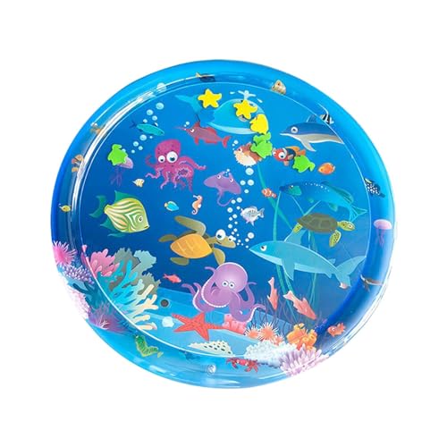 Wasserspielmatte für Katzen, Wasserspielmatte mit Sensor, Wasserspielmatte für den Außenbereich, Wasserspiele, Krabbeltraining, dickes Design für Fliesen, Boden und alle Arten Wasserspielmatte für Katzen, Wasserspielmatte mit Sensor, Wasserspielmatte für den Außenbereich, Wasserspiele, Krabbeltraining, dickes Design für Fliesen, Boden und alle Arten von Naqqios