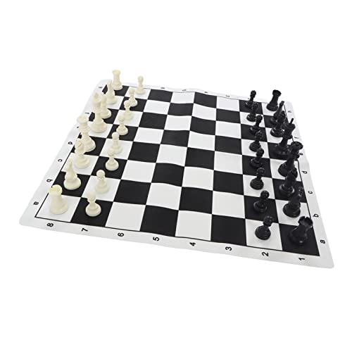 32 Schachfiguren, Internationaler Schachspielsafe mit Aufbewahrungstasche für Familientreffen 32 Schachfiguren, Internationaler Schachspielsafe mit Aufbewahrungstasche für Familientreffen von Naroote