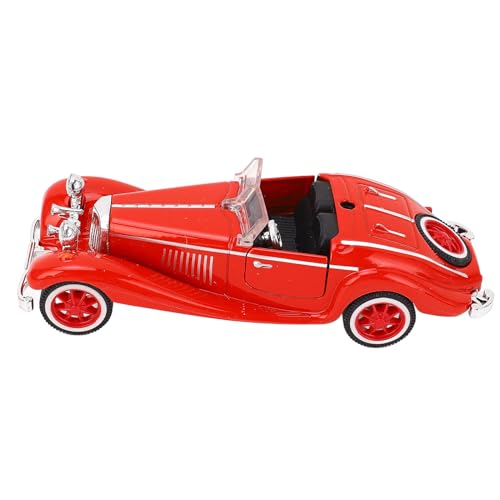 Cabrio Car -Modell von Legierungsmodell, Cabrio Car -Modell in Skala 1:32 Klassische Bildung für (Rot) von Naroote