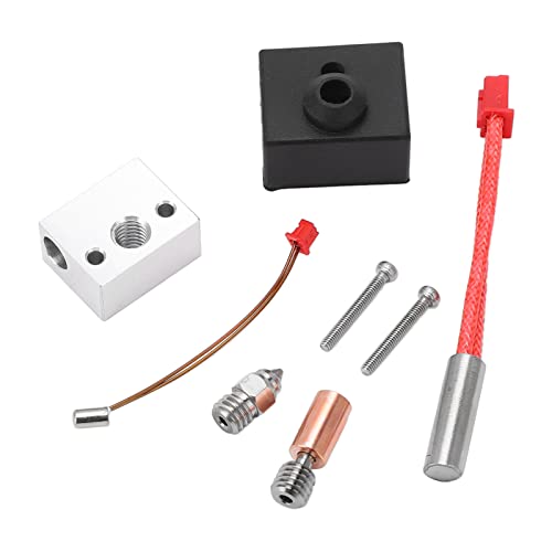 Naroote Aluminiumheizungsblock -Kit, Heißendheizungsblock 24 V 40W mit 0,4 -mm Naroote Aluminiumheizungsblock -Kit, Heißendheizungsblock 24 V 40W mit 0,4 -mm von Naroote